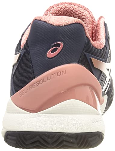 ASICS Gel-Resolution 8 Clay, Zapatos de Tenis Mujer, Peacoat Rose Gold, 39 EU