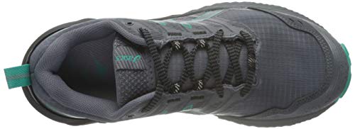 Asics Gel-Trabuco 9, Trail Running Shoe Mujer, Metropolis/Baltic Jewel, 39.5 EU