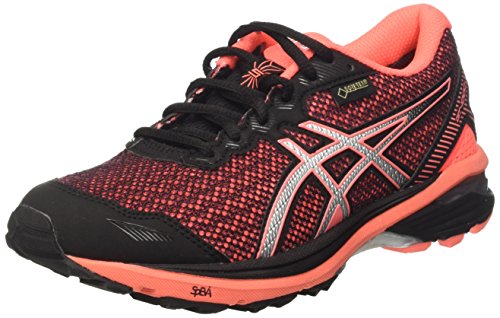 Asics Gt-1000 5 G-tx, Zapatillas de entrenamiento y correr Mujer, Negro (Black/Silver/Flash Coral), 37 (4 UK)