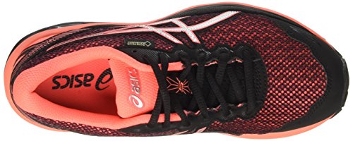 Asics Gt-1000 5 G-tx, Zapatillas de entrenamiento y correr Mujer, Negro (Black/Silver/Flash Coral), 37 (4 UK)