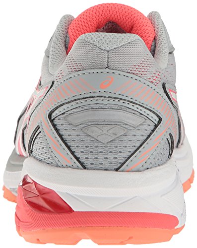 Asics Gt-1000 5 Zapatillas de correr para mujer, Gris (gris medio/blanco/rosado (Mid Grey/White/Diva Pink)), 36 EU