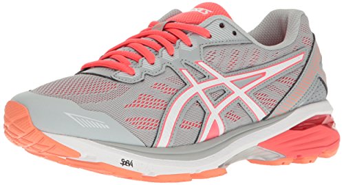 Asics Gt-1000 5 Zapatillas de correr para mujer, Gris (gris medio/blanco/rosado (Mid Grey/White/Diva Pink)), 36 EU