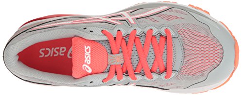 Asics Gt-1000 5 Zapatillas de correr para mujer, Gris (gris medio/blanco/rosado (Mid Grey/White/Diva Pink)), 36 EU