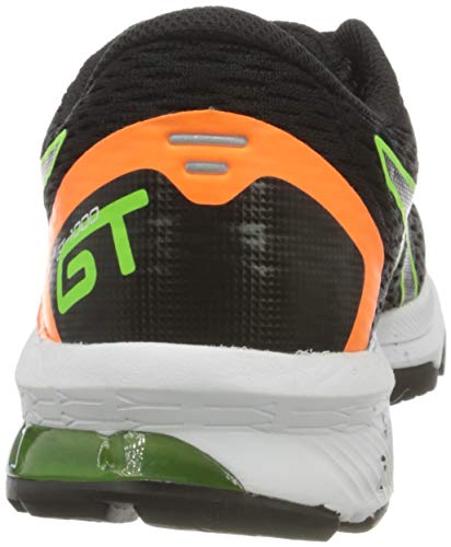Asics GT-1000 9 GS, Zapatos para Correr, Black/Green Gecko, 35.5 EU