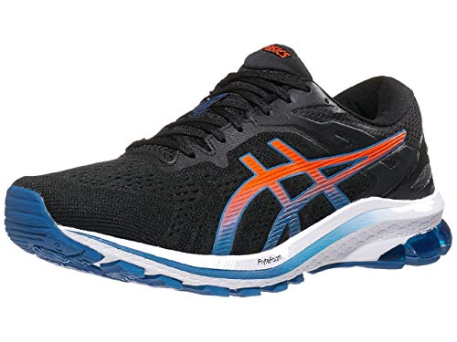 ASICS Men's GT-1000 10 Running Shoes, 8M, Black/Reborn Blue