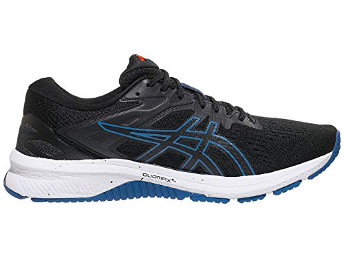 ASICS Men's GT-1000 10 Running Shoes, 8M, Black/Reborn Blue