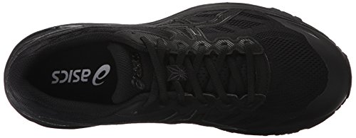 ASICS Women's Gt-1000 5 Running Shoe, Black/Onyx/Black, 6 M US