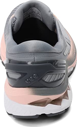 ASICS Zapatillas de correr Gel-Kayano 27 para mujer, gris (Hoja de roca / plata pura), 36.5 EU