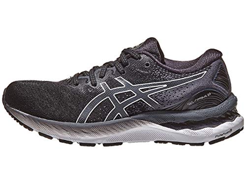 ASICS Zapatillas de running Gel-Nimbus 23 para mujer, Negro/Blanco, 40 EU