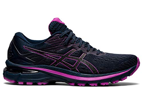 ASICS Zapatillas de running GT-2000 9 Lite-Show para mujer, Azul Francés/Lite-Show, 39.5 EU