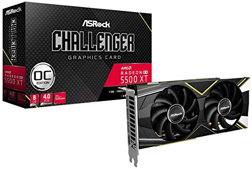 Asrock A0029391 - Tarjeta gráfica Challenger D RX 5500 XT 8GB OC