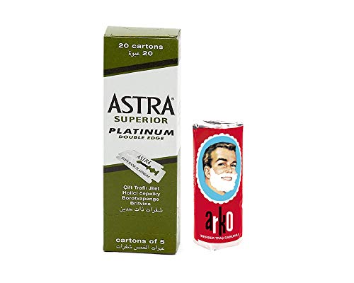 Astra E13 - Kit de afeitado manual para hombre