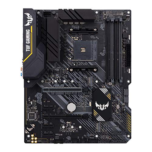 ASUS Tuf Gaming B450-Plus II - Placa Base de Gaming ATX AM4 AMD B450 (Dos M.2, cancelación de Ruido por IA, HDMI, DisplayPort, USB 3.2 Gen. 2 de Tipo A y C, iluminación Aura Sync RGB)