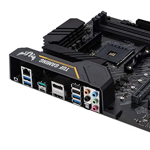 ASUS Tuf Gaming B450-Plus II - Placa Base de Gaming ATX AM4 AMD B450 (Dos M.2, cancelación de Ruido por IA, HDMI, DisplayPort, USB 3.2 Gen. 2 de Tipo A y C, iluminación Aura Sync RGB)