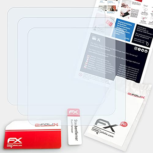 atFoliX Lámina Protectora de Pantalla Compatible con Garmin Virb X/XE Película Protectora, Ultra Transparente FX Lámina Protectora (3X)