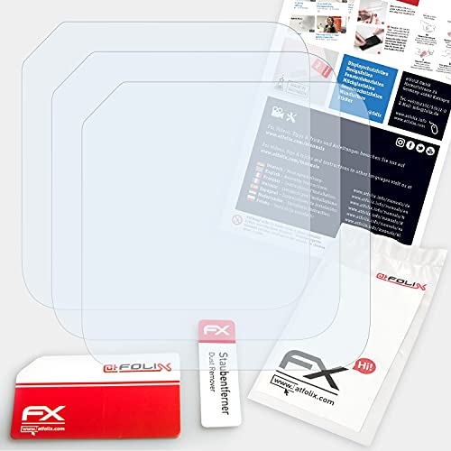 atFoliX Lámina Protectora de Pantalla Compatible con GoPro Hero4 Session Película Protectora, Ultra Transparente FX Lámina Protectora (3X)