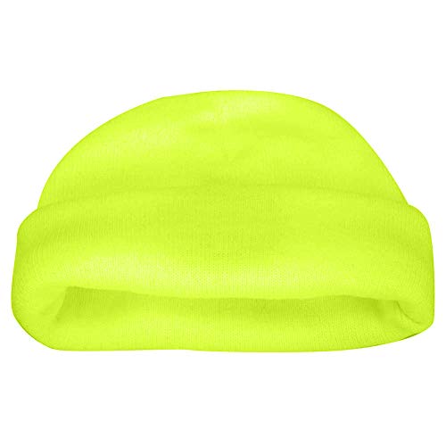 ATNKE Gorro con Luz LED, USB Recargable Gorra para Correr Super Brillante 4 LED Impermeable Luz Invierno Cálido Faros Regalos para Hombre y Mujer/Fluorescent Yellow