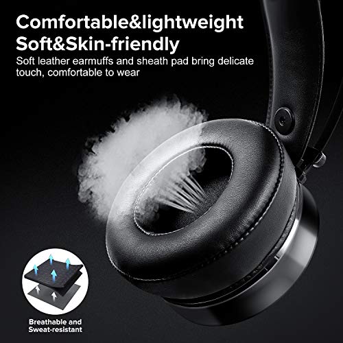 Auriculares Gaming PS4 Auriculares con Transductores 50mm, INSMART Cascos Gaming con 3,5 mm Jack con Micrófono Flexible y Luz LED para PS4 PC Xbox One