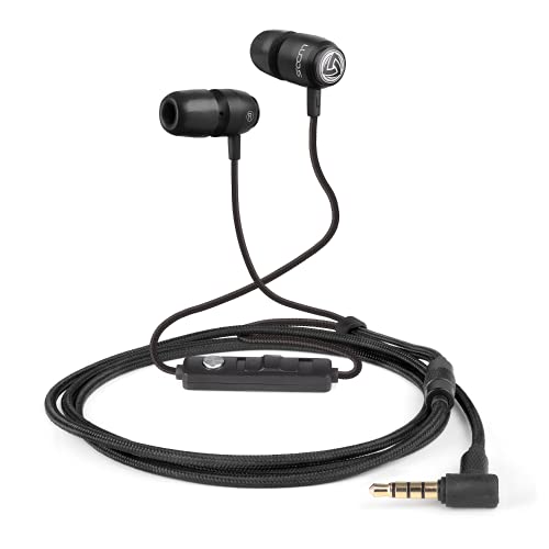 Auriculares-Micrófono-Cascos-Cable-Alambricos, LUDOS Clamor 2 Pro Auriculares In Ear con Cable, Garantía de 5 años, Cable Trenzado, Cascos para iPhone, iPad, Samsung, Mi, Xiaomi, Huawei, Gaming