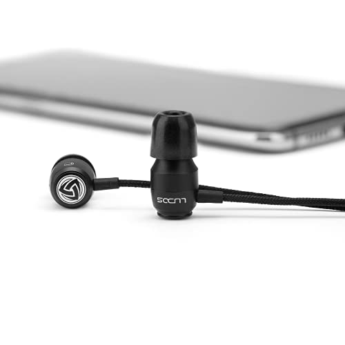 Auriculares-Micrófono-Cascos-Cable-Alambricos, LUDOS Clamor 2 Pro Auriculares In Ear con Cable, Garantía de 5 años, Cable Trenzado, Cascos para iPhone, iPad, Samsung, Mi, Xiaomi, Huawei, Gaming