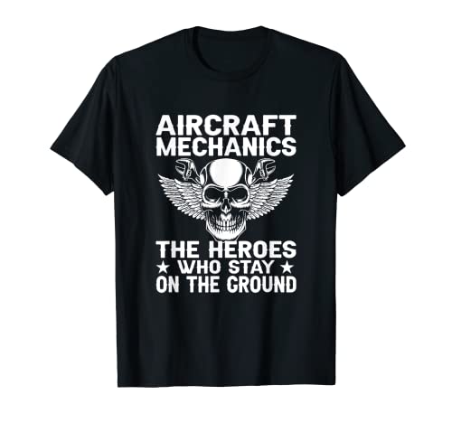 Avión Mecánico Avión Piloto Aviación Camiseta
