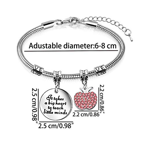 Awyuan Aprecio regalo, pulsera ajustable del brazalete, regalo para el maestro #VALUE!