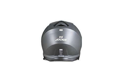 AXXIS Casco Moto Jet con Gafa Solar OF504SV Mirage SV Solid A2 Titanio Mate Talla M (57-58 CMS) HOMOLOGADO