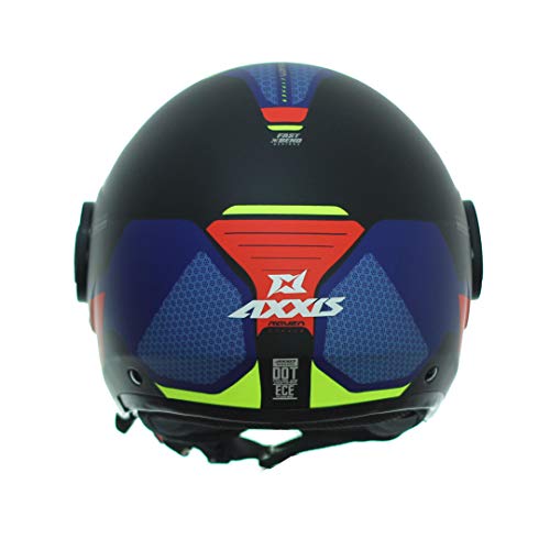 AXXIS CASCO MOTO JET OF 509 RAVEN SV CYPHER D2 ROJO MATE TALLA S (55-56 CMS) CON PANTALLA SOLAR. HOMOLOGADO