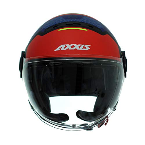 AXXIS CASCO MOTO JET OF 509 RAVEN SV CYPHER D2 ROJO MATE TALLA S (55-56 CMS) CON PANTALLA SOLAR. HOMOLOGADO