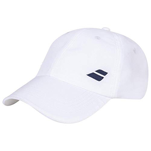 Babolat Basic Logo Cap Junior Gorra, Unisex niños, White/White, Talla Única