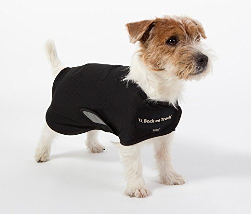 Back-On-Track - Abrigo para Perro, Talla M, Color Negro