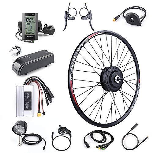 Bafang Kit de Conversión de Bicicleta Eléctrica de 48V 500W 20" 26" 27,5" 700C Kit de Conversión de Motor de Bicicleta Eléctrica de la Rueda Trasera Ebike