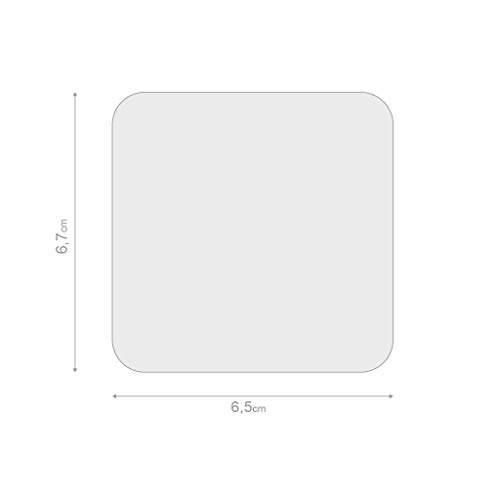 Balvi Estuche lentillas Emoji Color Blanco Caja para lentillas, diseño Divertido Emoji Blanco portalentillas Original Hombres y Mujeres Plástico 2x6,5x6,7 cm