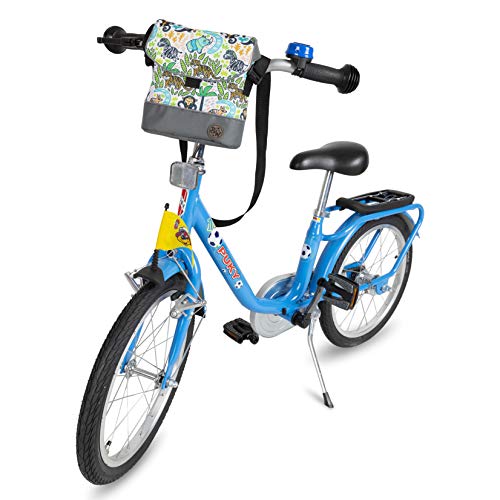 BambinIWelt Bolsa para manillar de bicicleta Puky para Woom bicicleta scooter bicicleta para niños impermeable con correa para el hombro, color Multicolor, talla 20cm x 20cm