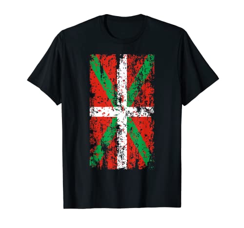 Bandera de Euskadi. Ikurriña desgastada Camiseta