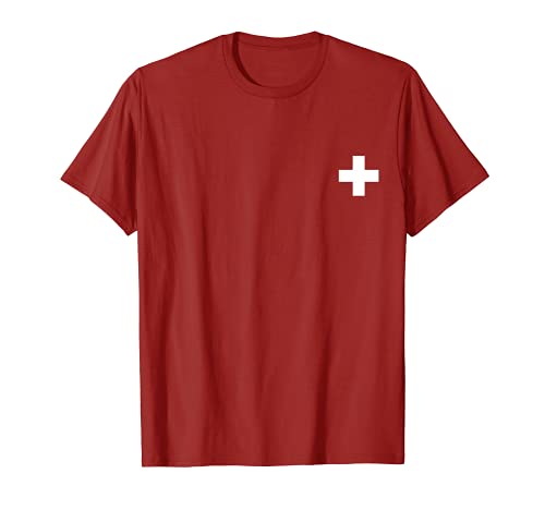 Bandera Suiza Schweiz Flagge Switzerland Flag Hombre Mujer Camiseta