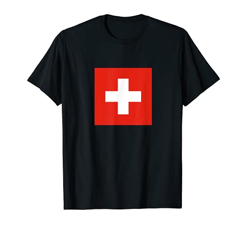 Bandera Suiza Schweiz Flagge Switzerland Flag Hombre Mujer Camiseta