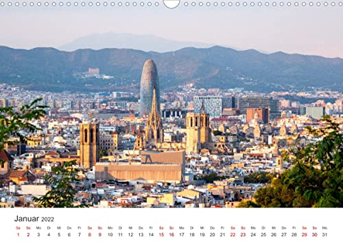 Barcelona - Die wunderschöne Hauptstadt Kataloniens. (Wandkalender 2022 DIN A3 quer)