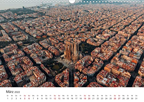 Barcelona - Die wunderschöne Hauptstadt Kataloniens. (Wandkalender 2022 DIN A3 quer)
