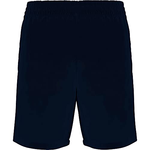 Barcelona Padel Tour | Pantalón Corto con Bolsillos para Hombre | Short en Tejido Ligero y Transpirable con Estampación Especial de Pádel | Ropa Deportiva Marino L