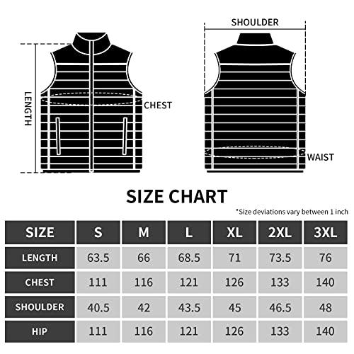 Barrjee Chaleco Calentado, Chaleco Calentador Eléctrico para Hombre y Mujer, Chaleco con Calefacción Carga USB, Al Aire Libre Motocicleta, Camping, Senderismo Unisexo (Sin Batería) (XXL)