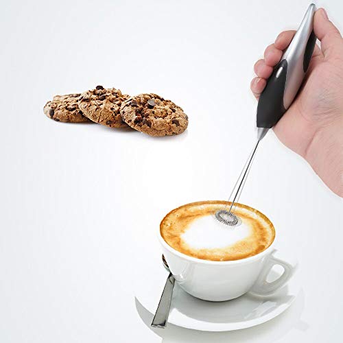 Batidor de huevos Cocina Electric Egg Beater Coffee Milk Drink Stirrer Handheld Lightweightss Steel Egg Beaters Herramientas de cocina