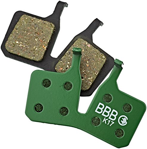 BBB Pastillas de Freno de Disco para Bicicleta (2 Unidades) BBS-371E, Unisex Adulto, Verde, E-Bike