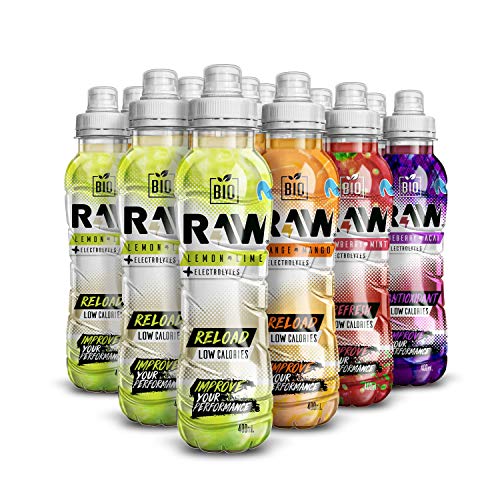 Bebida Isotónica Raw Super Drink - Pack Mixto 400ml (3x4 sabores, pack 12)