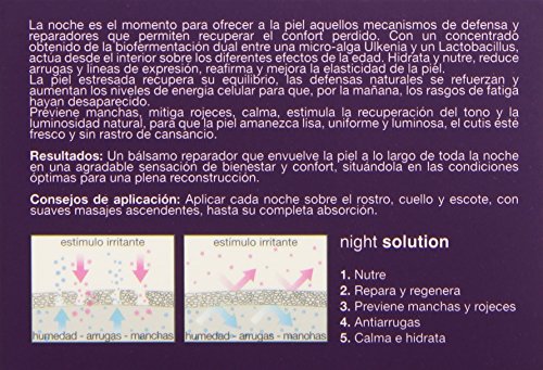 Bella Aurora Crema de Noche Nutritiva Anti-Fatiga Mujer 40+ Años, 50 ml | Anti-Arrugas | Anti-Edad | Anti-Manchas | Tratamiento Facial Hidratante | Night Solution