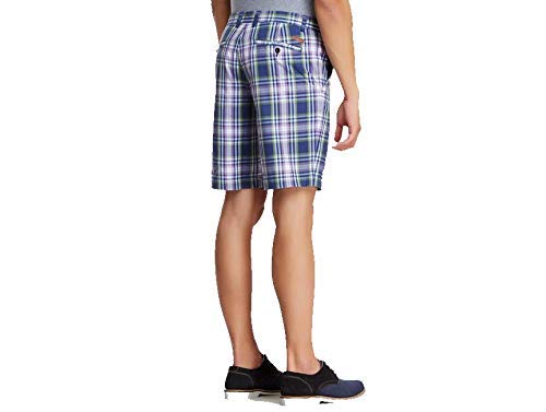 Ben Sherman Check Tailored Shorts Washed Blue-34