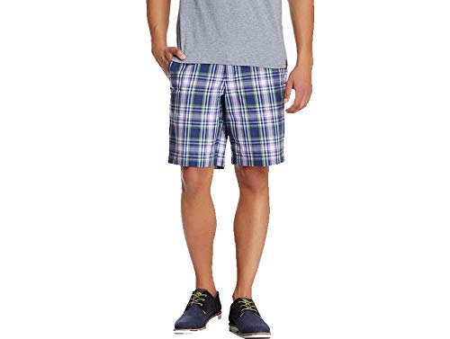 Ben Sherman Check Tailored Shorts Washed Blue-34