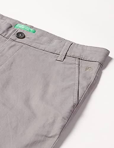 Benetton Pantalone 4HM655BK0, Brushed Nickel 27d, XXX-Large para Niños