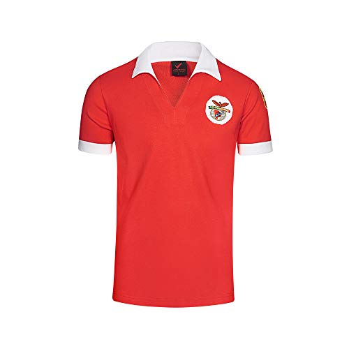 Benfica Retro Polo European Champion, Hombre, Red/White, S