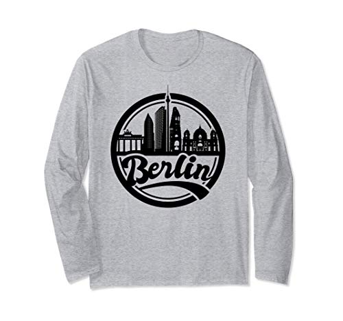 Berlin Skyline Souvenir Manga Larga